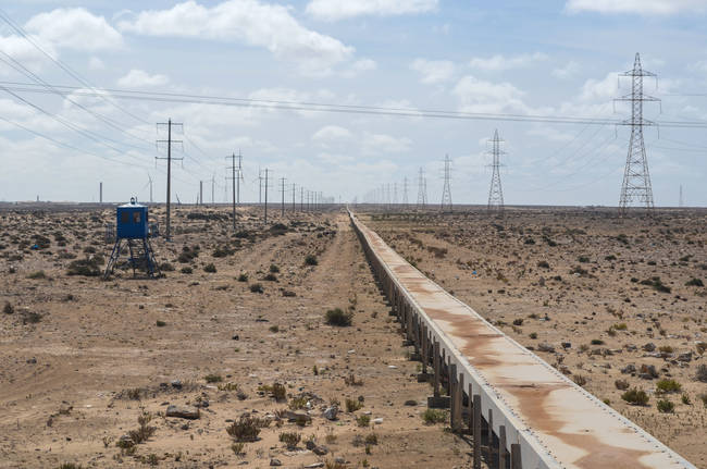 At 61 miles in length, the world's longest conveyor belt is located in the Western Sahara.