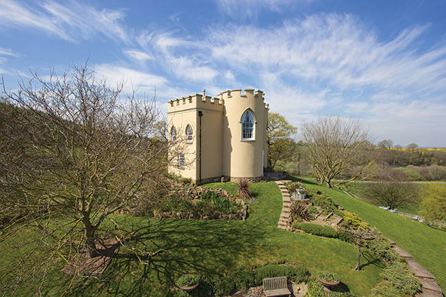 Sham Castle, Shrewsbury, England.