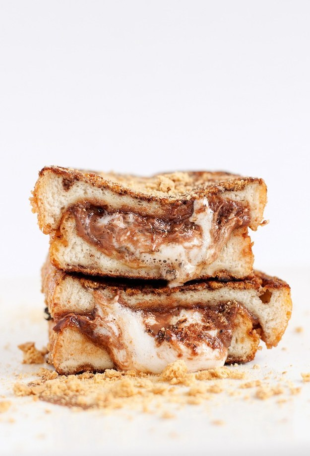 8.) <a href="https://bsinthekitchen.com/smore-stuffed-french-toast/" target="_blank">S’more-Stuffed French Toast</a>