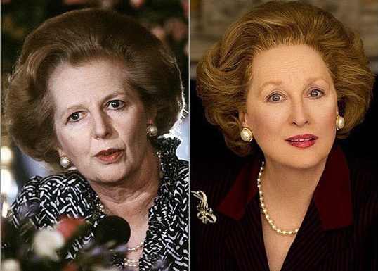 13.) Margaret Thatcher played by Meryl Streep in <em>The Iron Lady</em>