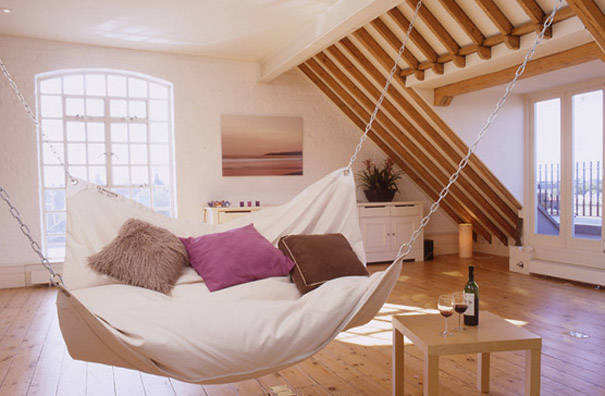 A comfy hammock couch