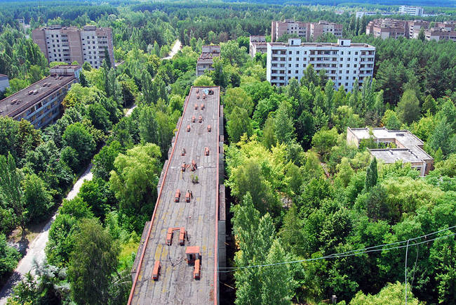 5.) The Radioactive Ghost City Of Pripyat, Ukraine.