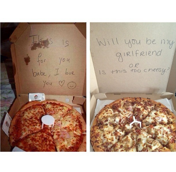 16. Pizza is the fastest way to their heart.