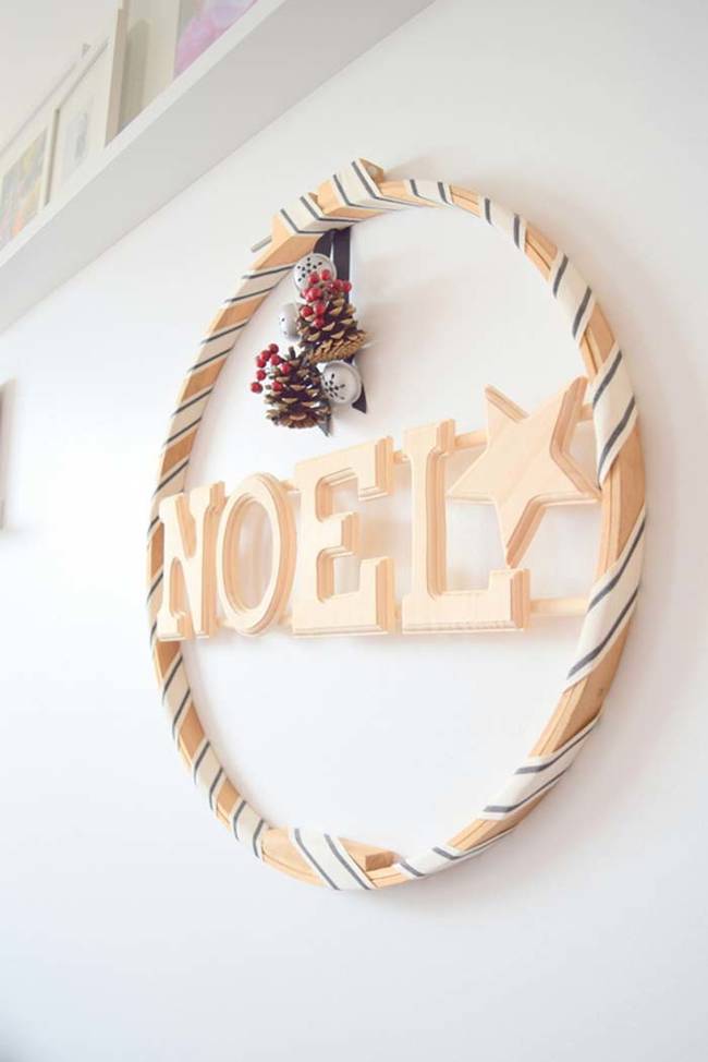 8.) Hoop Wreath