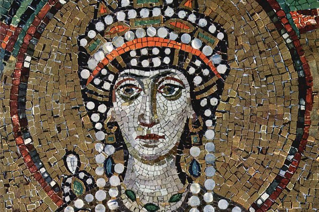 4.) Wife of the Byzantine Emperor Justinian I, Empress Theodora, was a prostitute.