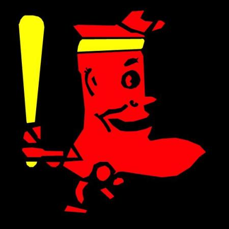 4.) This Boston Red Sox logo is not only poorly drawn but is frightening.