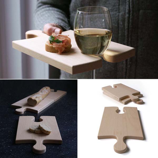 12.) The Puzzleboard serving plate is both attractive and functional.