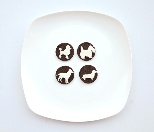 "I Found Four Dogs in my Oreos!" Day 10, made from Oreos.