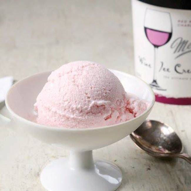 You can buy the wine ice cream from as little as a pint-sized tub to a three-gallon bucket. The latter is ideal for a romantic night in, or if you just got dumped and are starting a rom-com marathon.