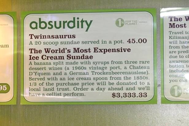 The World's Most Expensive Ice Cream Sundae