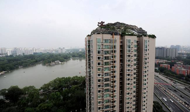 Drains and pipes have also suffered from his rocky abode.