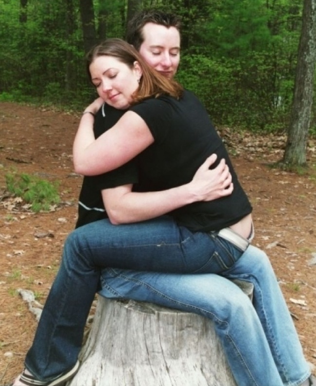 14. Their love will continue to grow like this dead tree stump.