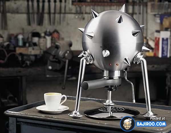 14.) Evil robot ... or coffee machine?