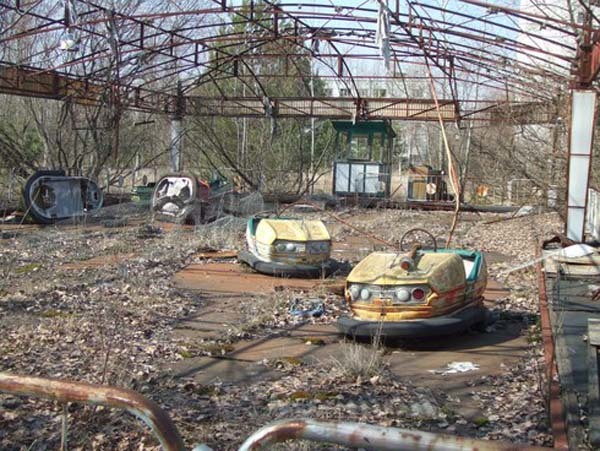 6.) Pripyat Amusement Park in Ukraine (close in 1986)