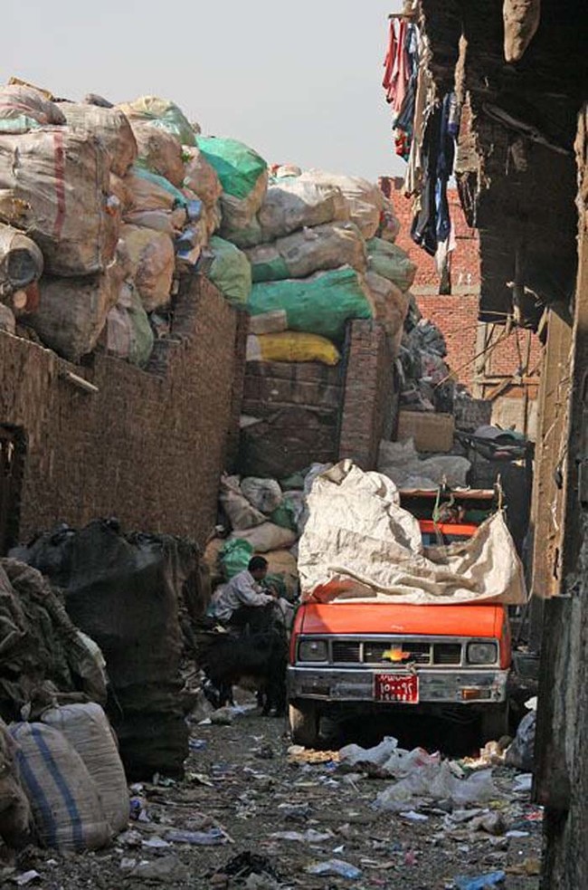 In fact many of them are the ones bringing garbage into Medina Zabbaleen.