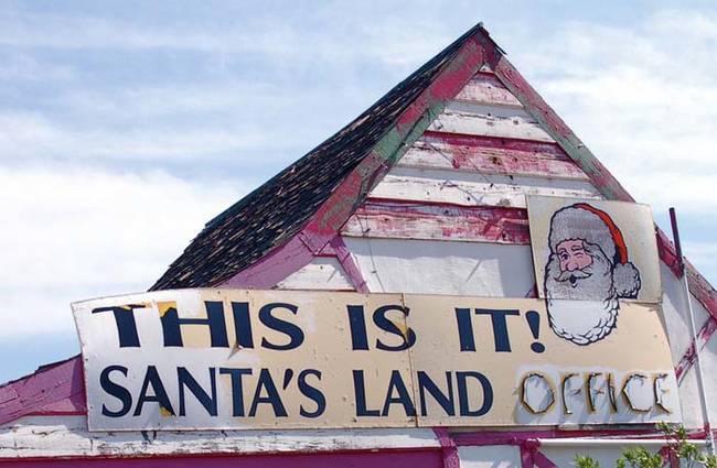 1.) Santa Claus, Arizona.