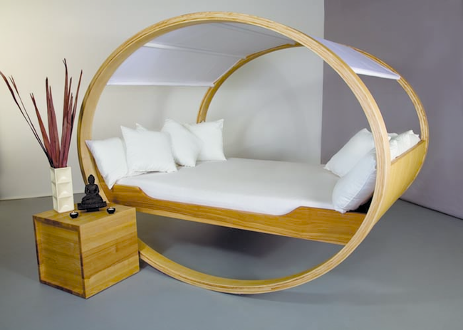 A rocking bed for adults. Looks like heaven.