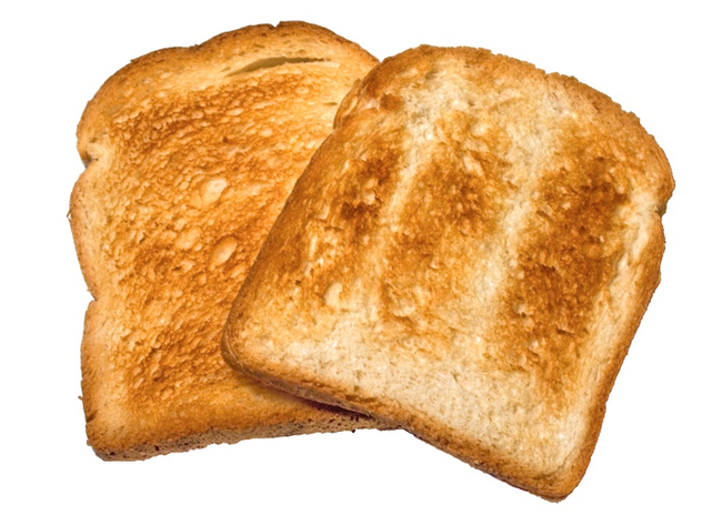 6.) Toast: Like crackers, the high starch and bland options helps ease queasy stomachs as well as helping your liver get back to regulating your blood sugar after being distracted by alcohol.