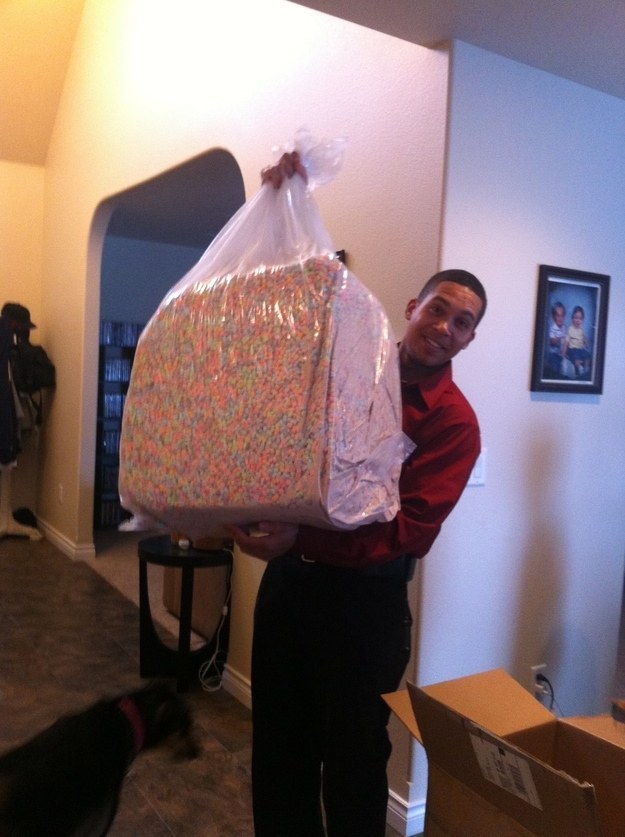 2.) 50 lb Bag of Lucky Charms Marshmallows - They’re magically delirious.