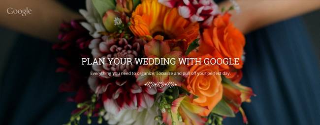 4.) Plan Your Wedding With Google