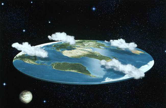 20.) Columbus was wrong. The world is flat.