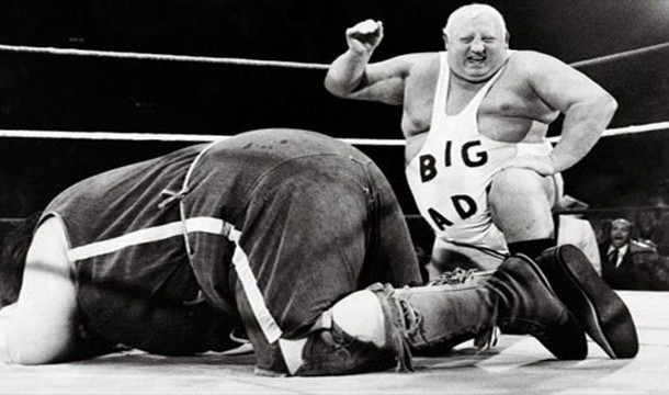 7. Body Slammed - Professional wrestler Mal “King Kong” Kirk was killed by a body slam from Shirley “Big Daddy” Crabtree.