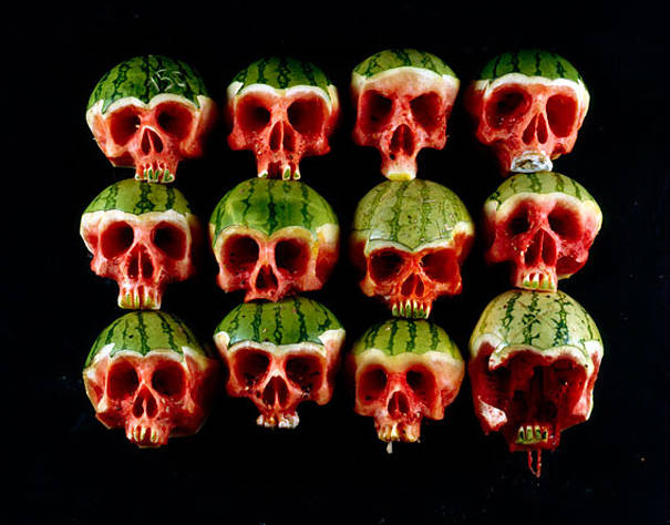 3.) Watermelon Skulls