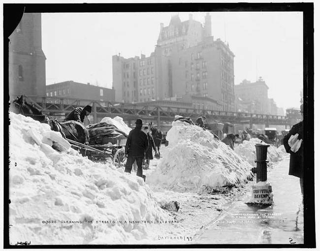 2.) The Great Blizzard Of 1899.