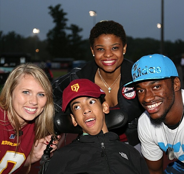 7.) Star quarterback Robert Griffin III helped a high school student ask one of his biggest fans to prom.