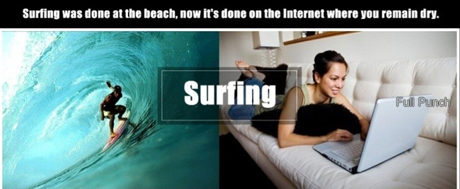 2.) Surfing