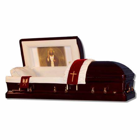 "The Official Vatican Observatory Foundation Mahogany" Casket, $3799.