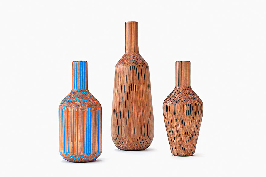 Resulting in some captivating and unique vases.