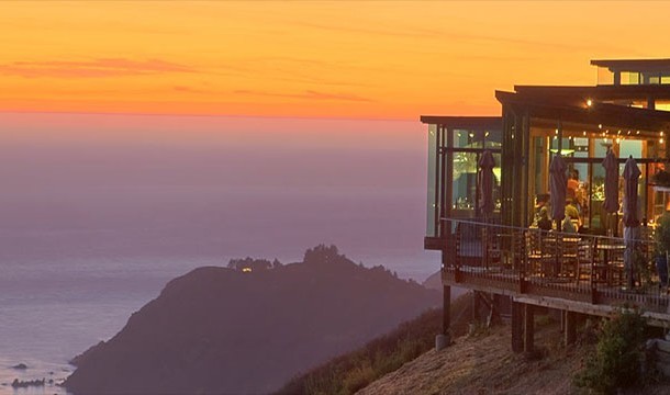 6. Sierra Mar, California: Views of the Pacific Ocean are greatly enhanced when sitting on the top of a cliff.