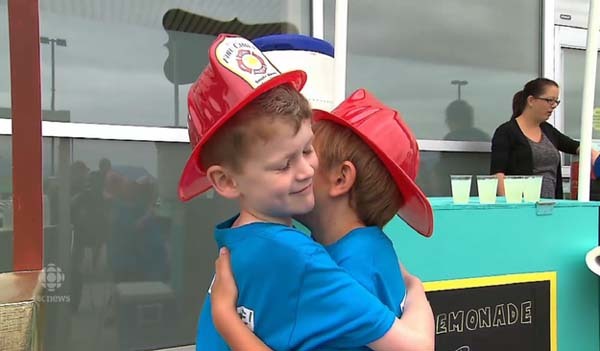 In the end, Quinn and his family were able to raise over $55,000 for his best friend.