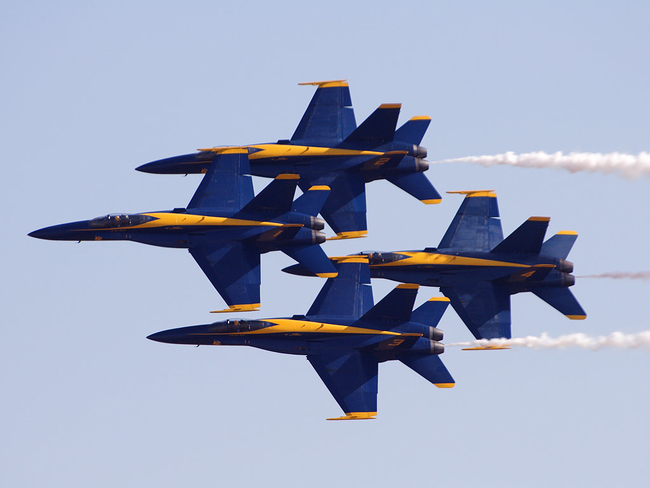 7.) Blue Angles - $40 million a year