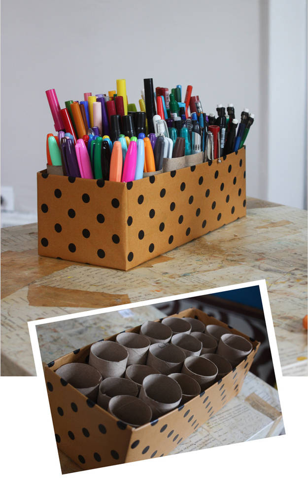 DIY Pen and Marker Holder