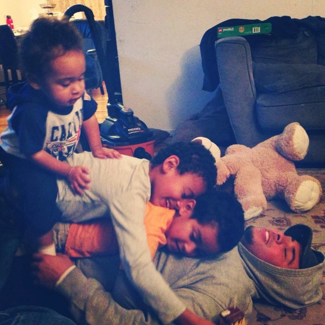 9.) Dad pile!