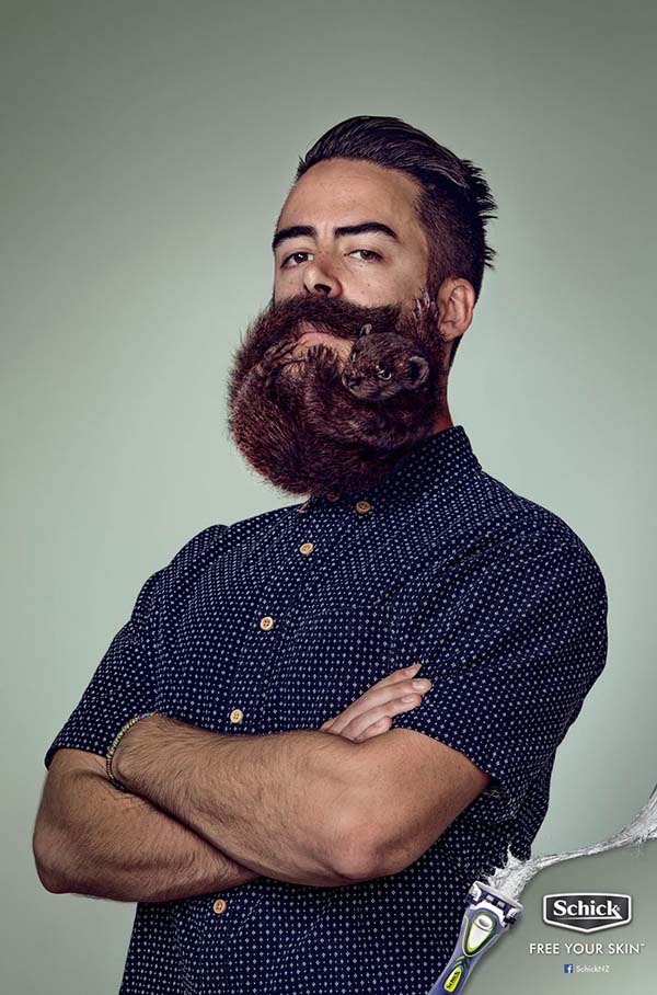 15.) Sometimes, beards don't just look like an animal on someone's face.