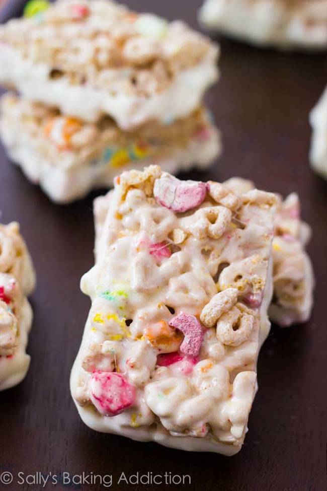 Lucky Charms Cripsy Treats