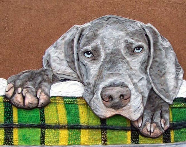 If you don't want your pets' ashes permanently needled into you, you can also just have them painted into a picture and hung up on a wall. Apparently, there are <a href="https://www.gretchenscreations.com/pet-portrait-gallery.html" target="_blank">artists</a> that specialize specifically in this.