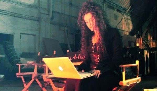 8.) Even Bellatrix Lestrange has to check her email.