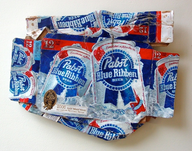 9.) Case of Pabst Blue Ribbon