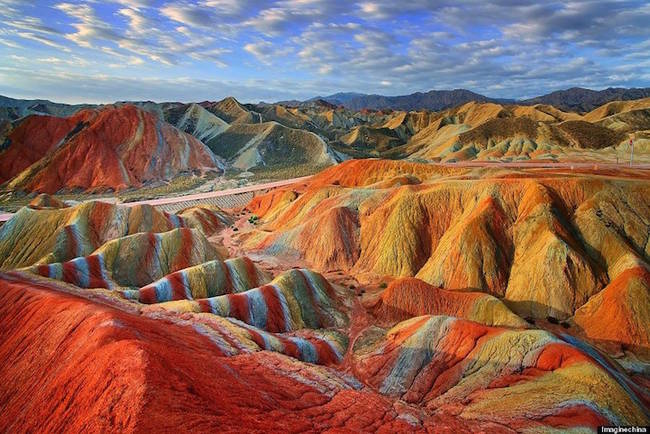 Zhangye Danxia Landform Geological Park.