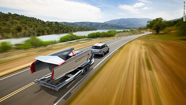 4. The Icon A5, like a real paper airplane this plane folds up to fit nicely in your garage.