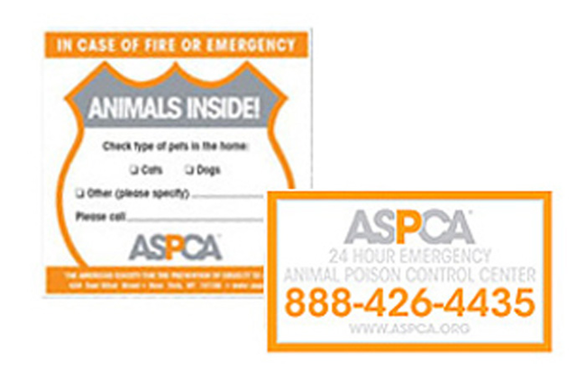 13.) Free pet safety stickers and magnets from the <a href="https://www.aspca.org/form/free-pet-safety-pack" target="_blank">ASPCA</a>.