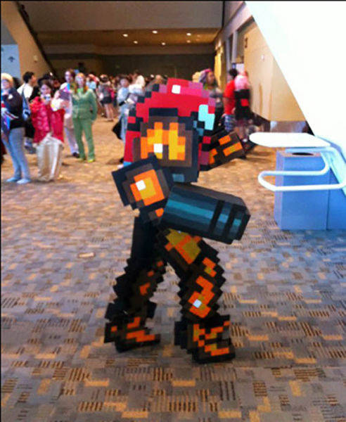 8-bit cosplaying.