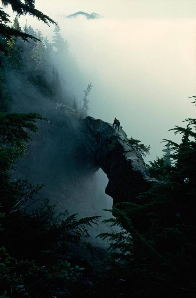 Bridge into the Clouds, Mt. Rainier, Washington, USA