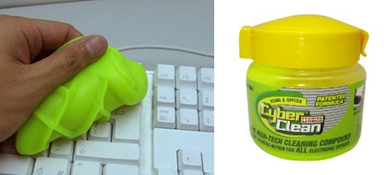 2.  Relive childhood with this Gak-like keyboard cleaner.