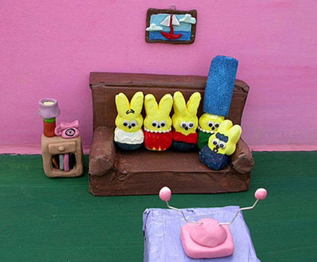 Peep bunny <em>The Simpsons</em>