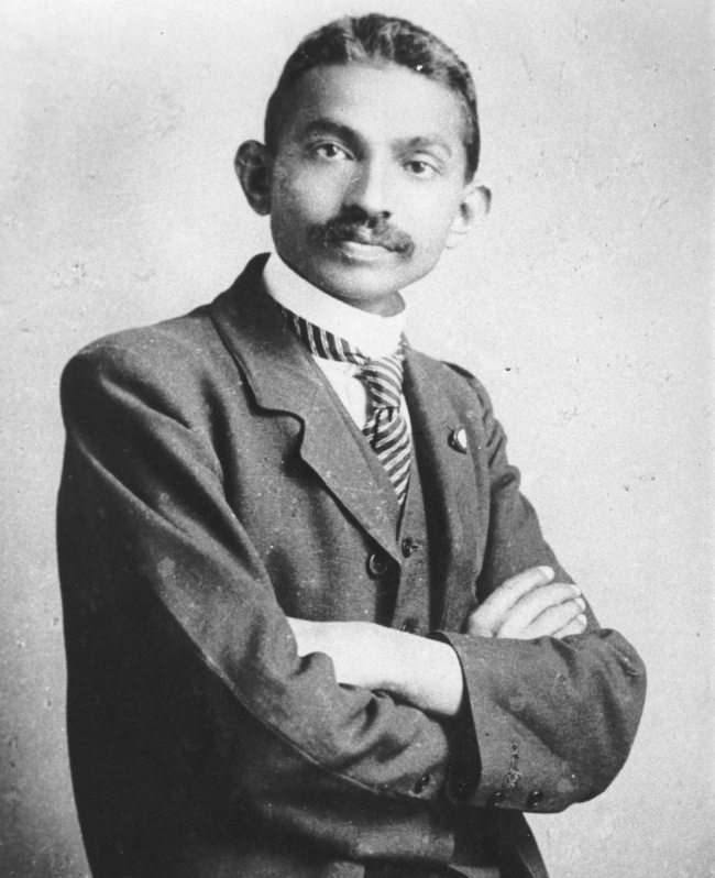 11.) Mohandas Gandhi in 1893.